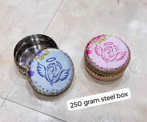 Boîte décorative multifonction en acier inoxydable pour couples, idéale pour les baby showers, les mariages, les festivals et les fêtes – Cadeau parfait - Product Image 3