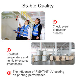 Uv Phun bóng trắng PP tự dính dán dung môi Acrylic dính cho dầu không thấm nước bằng chứng bao bì nhãn lạnh lưu trữ - Product Image 5