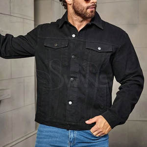 Chaqueta de Mezclilla para Hombre, Invierno, 100% Algodón, Calidad Premium, Informal, Transpirable, Servicio OEM con Logotipo Frontal para Adultos, Nueva Llegada - Product Image 5