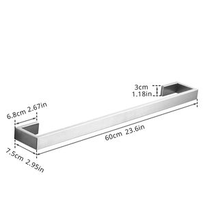Portasciugamani da Bagno a Parete da 24 Pollici, Resistente, Moderno, per Arredamento Casa; Organizzatore per Asciugamani - Product Image 5