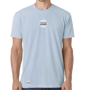 T-shirts unisexes bleu marine en tissu triblend Bella + Canvas, t-shirts unisexes à manches courtes en tissu triblend - Product Image 3