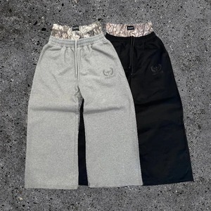 Men’s Retro <b>Hip</b> Hop Flared Pants Letter Embroidery Elastic Waist Drawstring Casual Streetwear Micro Horn Trousers - Product Image 1