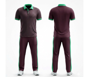 <b>Cricket</b> Team Wear Full Customization Available Full Sublimation Printing | Men Women Youth <b>Cricket</b> Wears Polo Shirt and Trouser - Product Image 3