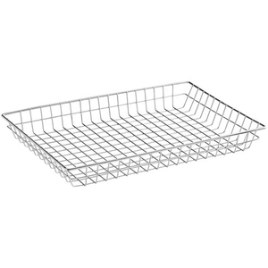 Home Store Durable Chrome Silver Bread Pastry Storage <b>Display</b> <b>Basket</b> - Product Image 2