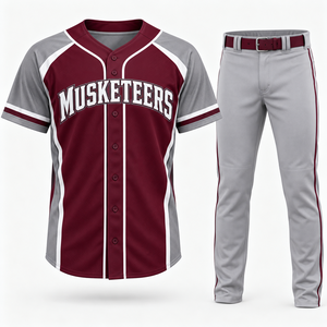 Uniformes de Béisbol Personalizados de Poliéster 2026 con Logotipo Propio, Servicios OEM, Uniformes de Béisbol de Fábrica Directa al por Mayor - Product Image 6