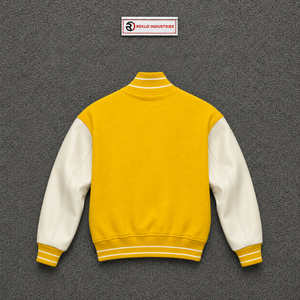 PREMIUM YELLOW LETTERMAN JACKET MODERN COLLEGE OUTERWEAR PREMIUM <b>ATHLETIC</b> REGULAR FIT FASHIONABLE WINTER WARMING LUXURY LETTERMA - Product Image 6