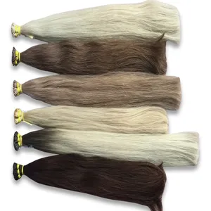 ผมแท้แบบยาวชนิด Remy สีน้ำตาลธรรมชาติไล่เฉดสีบลอนด์  ฐานไหมโปร่งแสง HD ผมดิบไม่ผ่านการแปรรูป  แบบเป็นมัด  ปรับแต่งขนาดได้ - Product Image 1