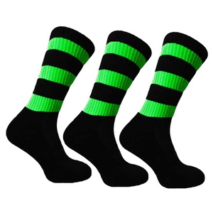 Calcetines Deportivos a Rayas Azules y Negros, Tejidos y Transpirables para Adultos, Uso Casual, Primavera - Product Image 2