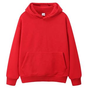 Sweat à capuche pour homme en polyester et coton molletonné, broderie personnalisée sur le devant, vente en gros, saison d'automne, écologique, respirant - Product Image 1