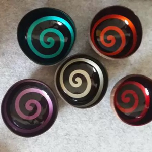 Cuencos de Coco de Nácar Ecológicos y Duraderos, Cuencos Decorativos Naturales de Vietnam, Coloridos para Camping, Color y Logotipo Personalizables - Product Image 4