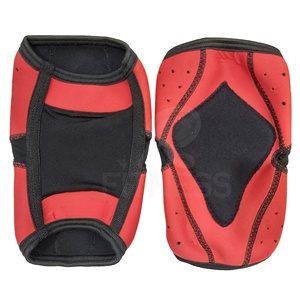 Genouillère de sport respirante en néoprène 7MM noire avec logo personnalisé, compression et douceur pour le fitness - Product Image 2