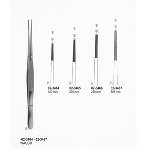 Pinzas para tejidos Waugh de 180 mm |   Instrumento Quirúrgico de Acero Inoxidable de Primera Calidad, Clase I - Product Image 3