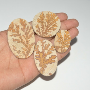 Rare Brown Psilomelane Dendrite Agate Stone | Raw Unpolished Natural | 35-40mm 100g | Pendant Making Jewelry Craft Material - Product Image 3