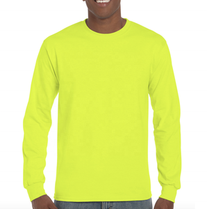 เสื้อยืดแขนยาวสำหรับผู้ชาย, ผ้าฝ้ายโพลีเอสเตอร์แขนยาวพิมพ์ลายสีทึบเสื้อสำหรับใส่ในฤดูหนาวทำโลโก้ตามสั่งสำหรับ100% 180กรัม - Product Image 3