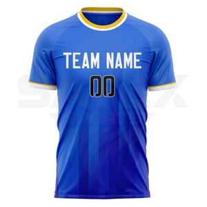 Venta al por Mayor de Camisetas de Fútbol Sublimadas de Alta Calidad, Diseño Personalizado, Uniforme Vintage de Fútbol, Spandex/Poliéster de Secado Rápido - Product Image 6