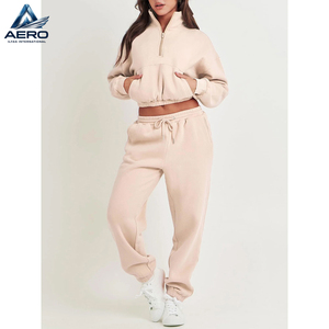 Women Clothing Active Gym Wear Outfits <b>Set</b>, In Different Colors Highest Quality Product Ladies Gym Crop Tracksuits - Product Image 6