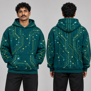 Sudaderas con Capucha Decoradas con Pedrería, Estilo Urbano, Venta al Por Mayor, Diseños Personalizados, Sudaderas con Capucha para Uso Diario - Product Image 5