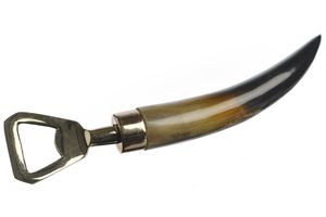 Abrebotellas Exclusivo de Cuerno de Búfalo, Hecho a Mano, con Mango de Cuerno Genuino, Accesorio de Cocina para Abrir Botellas de Cerveza - Product Image 3