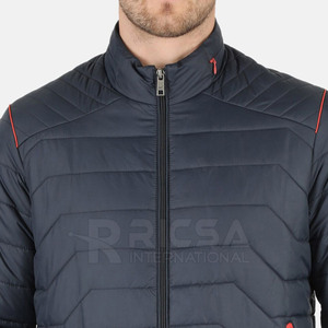 Durable Winter Men Puffer <b>Jacket</b> Lightweight Warm <b>Padding</b> Outdoor Windproof <b>Waterproof</b> Zip Front Casual Use Slim Fit Travel Wear - Product Image 6
