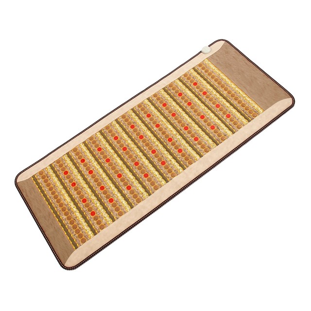 High Quality 660nm 850nm Bio Photon Chakra Thermal Mattress Amethyst Physiotherapy Massage Mat Tourmaline Heating Mat