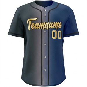 Camiseta de Béisbol Clásica Transpirable, Impresión de Serigrafía, Logotipo Personalizado, Secado Rápido, 100% Poliéster, Antibacteriana, para Hombre, Verano - Product Image 1