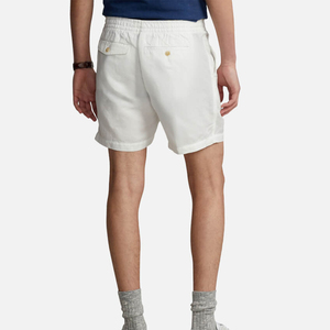 Shorts pour hommes tendance style urbain taille mi-haute avec cordon de serrage 6XL, poches, motif uni imprimé, 100% coton écologique - Product Image 3