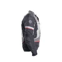 Chaqueta de carreras impermeable textil Cordura hecha a medida para hombre, chaqueta de turismo reforzada con armadura CE, técnicas impresas, equitación de aventura