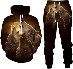 Conjunto Deportivo de Sudadera con Capucha y Pantalones de Chándal para Hombre y Mujer, Sublimación Sólida, 100% Poliéster, Ligero, Invierno, Personalizado - Product Image 5