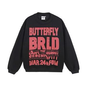 Gilet pull unisexe haut de gamme 100 % coton doublé imprimé animal, tissu épais, style long, logo cristal sur le devant, OEM ODM - Product Image 6