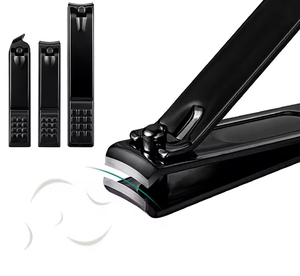Coupe-ongles en acier inoxydable avec une large ouverture de mâchoire et une lame courbée, durable, léger, pour les doigts, usage adulte, soin des bébés - Product Image 2