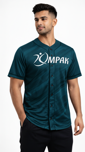Camiseta deportiva de béisbol personalizada con tela de sublimación duradera y estilo atlético moderno - Product Image 3
