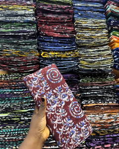 Authentic South Africa African Wax Print 100% Cotton Fabric for Women and Men Fashion Clothing - Product Image 2