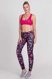 กางเกงโยคะเอวสูงสำหรับผู้หญิง ลายจุด พิมพ์ลาย ผ้ายืดสี่ทิศทาง น้ำหนักเบา 220 กรัม เอวยางยืด - Product Image 5