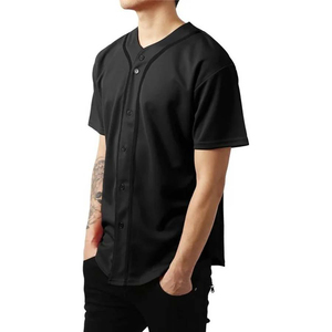 <b>Custom</b> Design Premium Baseball Jerseys 2026 Blue and Black Color-Block College Jersey <b>Dress</b> Baseball Jersey - Product Image 2