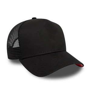 Hot Sale Black Trucker <b>Cap</b> Mesh Back Adjustable Snapback Hat <b>Plain</b> Front Custom Logo Breathable Lightweight Casual Outdoor <b>Cap</b> - Product Image 3