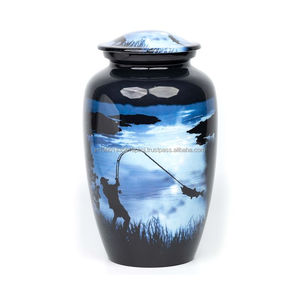 โกศเผาศพโลหะแบบอเมริกันสั่งทำพิเศษสำหรับผู้ชายและผู้หญิง ทำจากอะลูมิเนียม ขนาด 10 นิ้ว ขายส่ง - Product Image 5