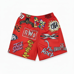 Shorts d'été pour hommes en sublimation 100 % polyester, imprimé intégral, légers, respirants, grandes tailles 2026 - Product Image 1