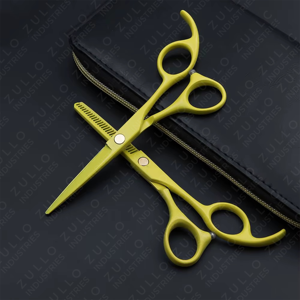 New Style Pakistan Made <b>Barber</b> Scissors <b>Set</b> Professional Hair Cutting Shears for Salon and Home Use - Product Image 5