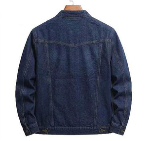 Chaqueta de Lona Vaquera de Moda Urbana para Hombre, 100% Algodón, Teñido Liso, Personalizable por Delante, Resistente al Viento y Ecológica, Nueva Colección Primavera - Product Image 4