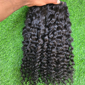 Extensiones de Cabello Humano Indio Remy de Doble Trama, Estilo Ondulado Profundo, Cutículas Alineadas, Sin Enredos, 100 g, Permanente - Product Image 3