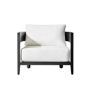 Ensemble de meubles de jardin en aluminium moderne Rano, salon de jardin extérieur, canapé, chaise, table pour villa, appartement, bord de piscine - Product Image 5