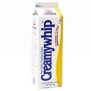 Fabricante de Calidad Profesional, Exportación OEM/ODM, Crema No Láctea HALAL, Crema Cremosa Ivory, Crema No Láctea para Cubrir Alimentos, 1KG, Proveedor - Product Image 1