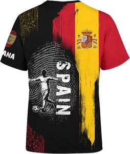 Camiseta <span class=keywords><strong>de</strong></span> Fútbol <span class=keywords><strong>de</strong></span> la Selección Nacional <span class=keywords><strong>de</strong></span> <span class=keywords><strong>España</strong></span> Thopson International, Manga Corta, Secado Rápido, 100% Poliéster, Bordado Personalizado con Diseño Masónico - Product Image 2