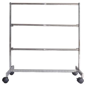 Présentoir de Vêtements Robuste Chromé Bros Display, Portatif, Pliable, en Métal, Amovible, pour Présentation Commerciale, OEM ODM Vietnam - Product Image 1