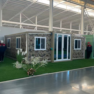 Casa modular con marco de acero resistente al fuego resistente al agua a prueba de huracanes con aire acondicionado - Product Image 4