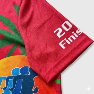 Camiseta Personalizada para Evento de Maratón 2026, Camiseta Publicitaria de Poliéster con Logotipo Personalizado, Camisetas Sublimadas en Blanco - Product Image 4