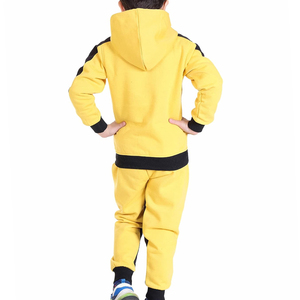 Conjuntos de Uniformes Escolares de Lona Personalizados para Niños, Conjunto Deportivo de 2 Piezas, Sudadera con Capucha y Pantalones Largos para Niños y Niñas - Product Image 3
