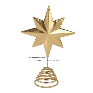 Decorative Tree <b>Topper</b> and Iron Metal <b>Christmas</b> Luxury Look Ornaments for <b>Christmas</b> Star Shape Portable Feature - Product Image 6