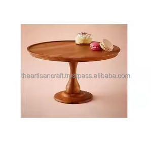 Soporte de pastel de madera hecho a mano para bodas, cumpleaños y ocasiones especiales, soporte de pastel disponible con varios tamaños - Product Image 2