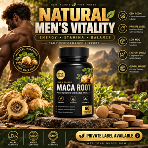 Elma Food Halal Maca Root Extract Supplement 60-count Chewable Tablets Men Energy Support <b>Metabolism</b> Circulation GMP HACCP - Product Image 1